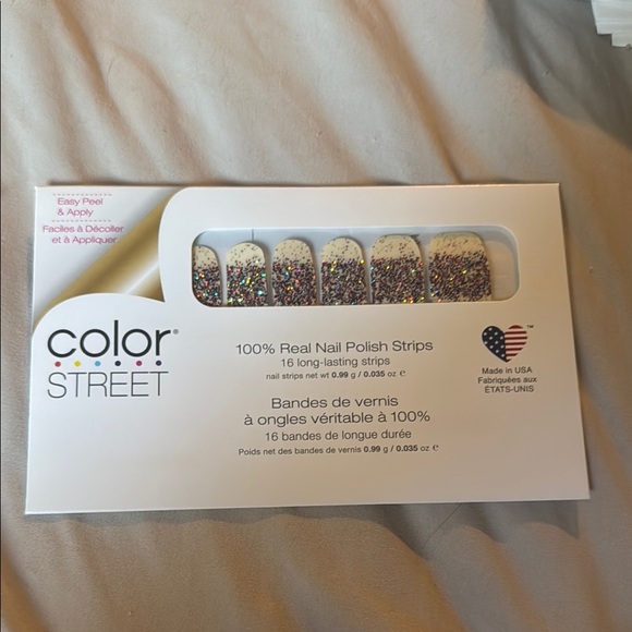 Color Street | Makeup | Color Street Red White Beautiful Nail Strips ...